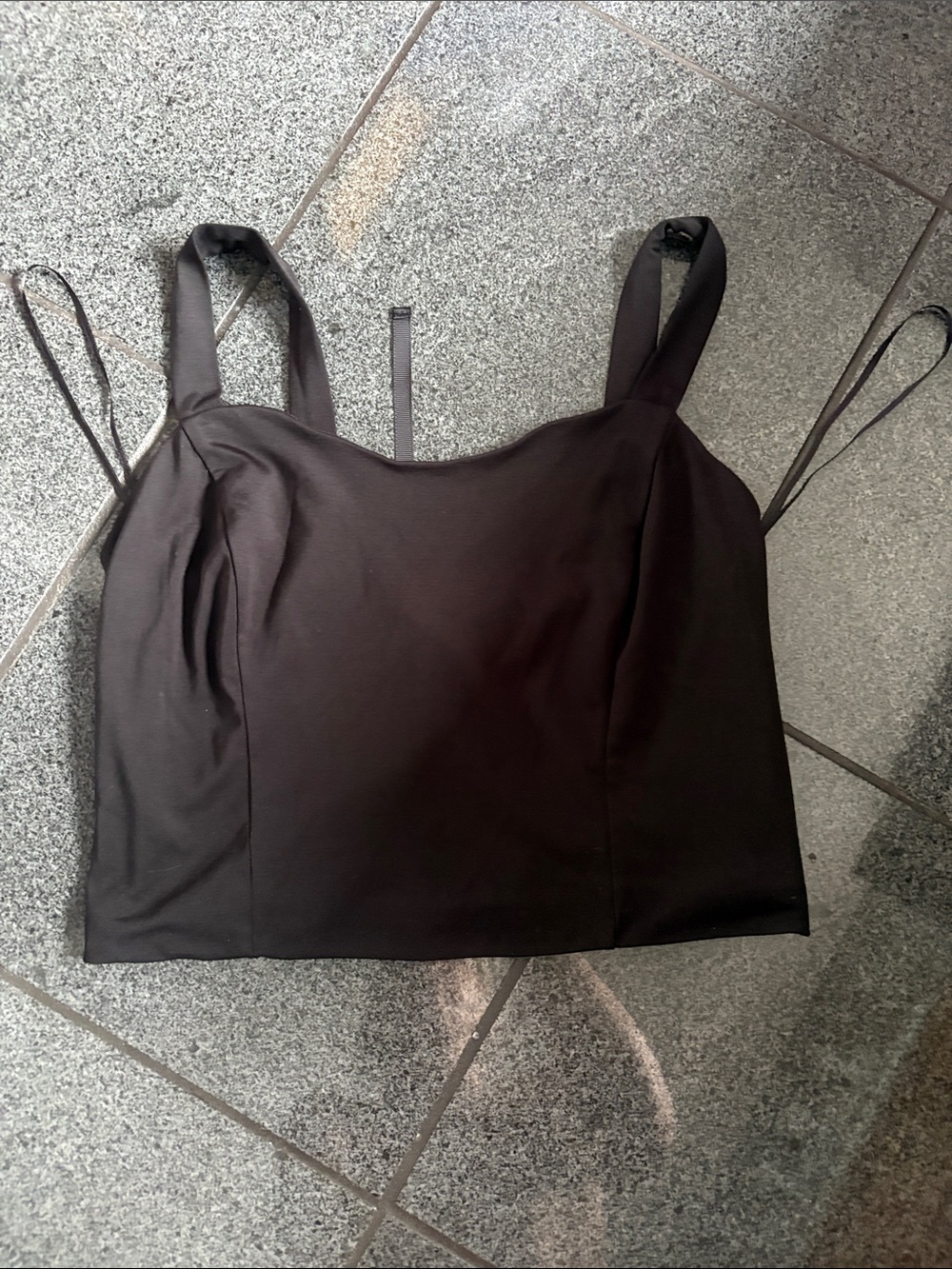 Dynamite Black Square-Neck Camisole
